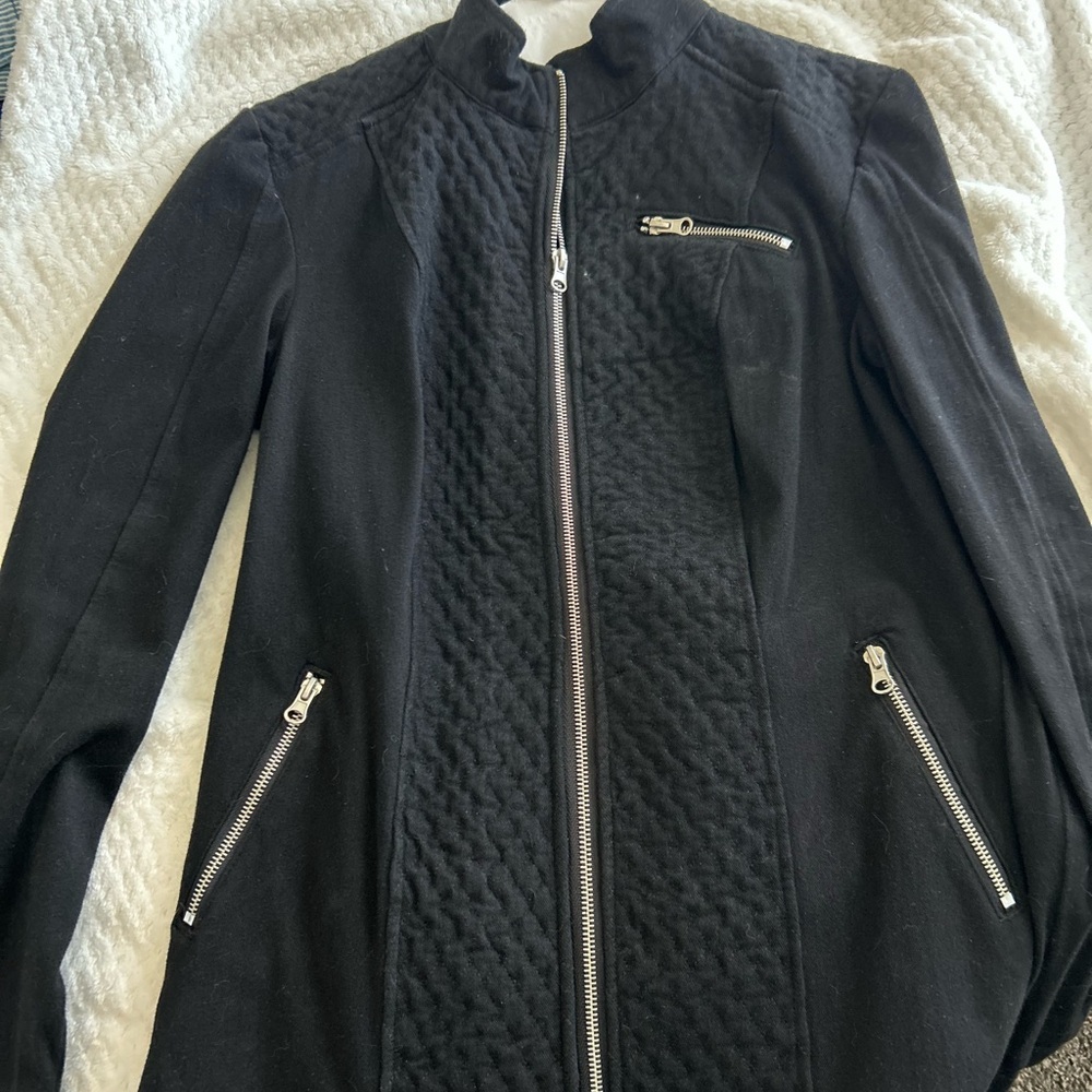 Liverpool Black Textured Utility Jacket